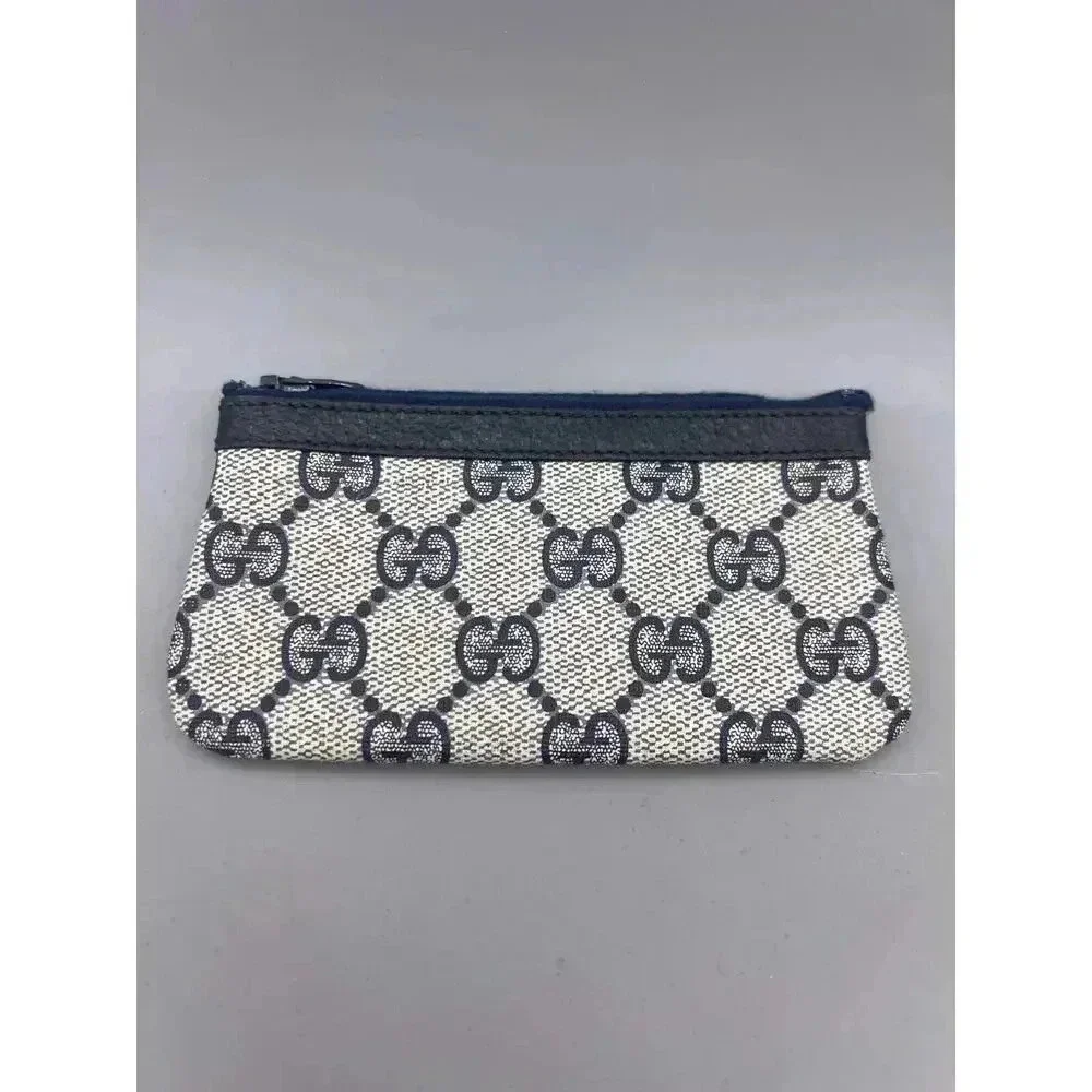 Vintage Gucci Womens Monogram Canvas Logo Zip Accessory Collection Coin … - Picture 2 of 9